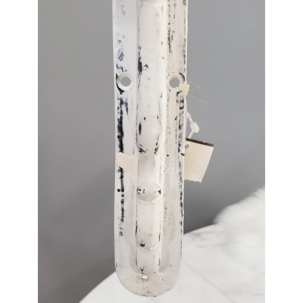 4 Pottery Barn Open Scroll Wall Bracket White 8x9 LOT cottagecore victorian SET